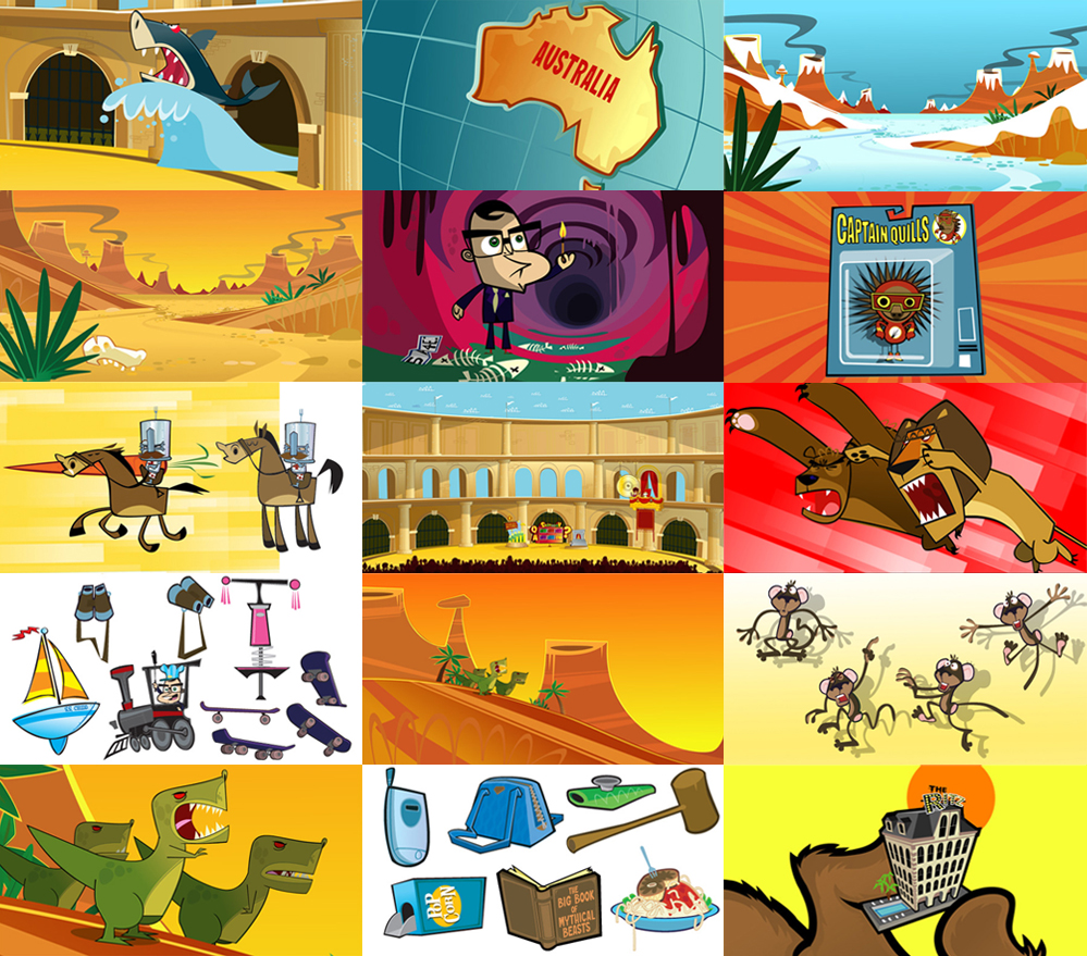 Props and vehicles design for Skatoony series 3 Cartoon Network