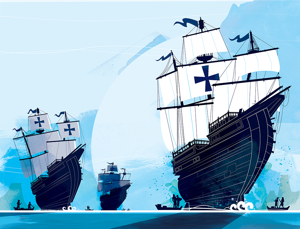 The armada arrives